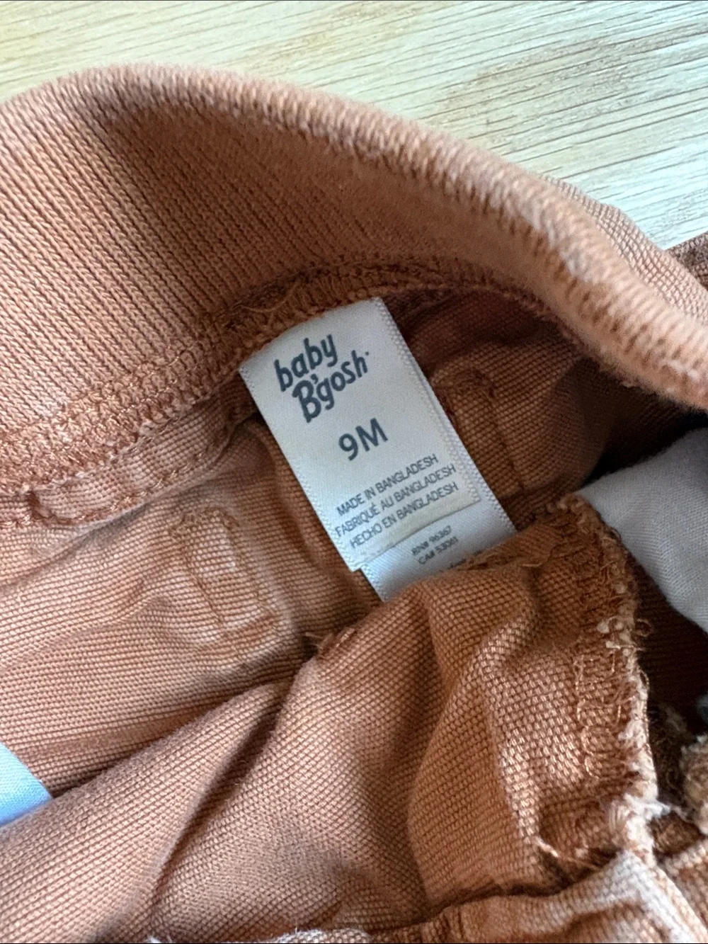OshKosh B'gosh | Set of 2, Adjustable Khaki Overalls and Brown Pants Set